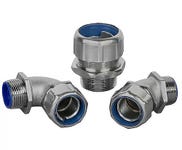 1/2 Inch Straight Steel Insulated Liquid tight Connector