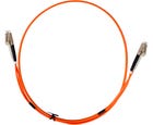 MSS Fibre LC - LC OM1 3 Metre Orange LSZH Duplex Patch Lead